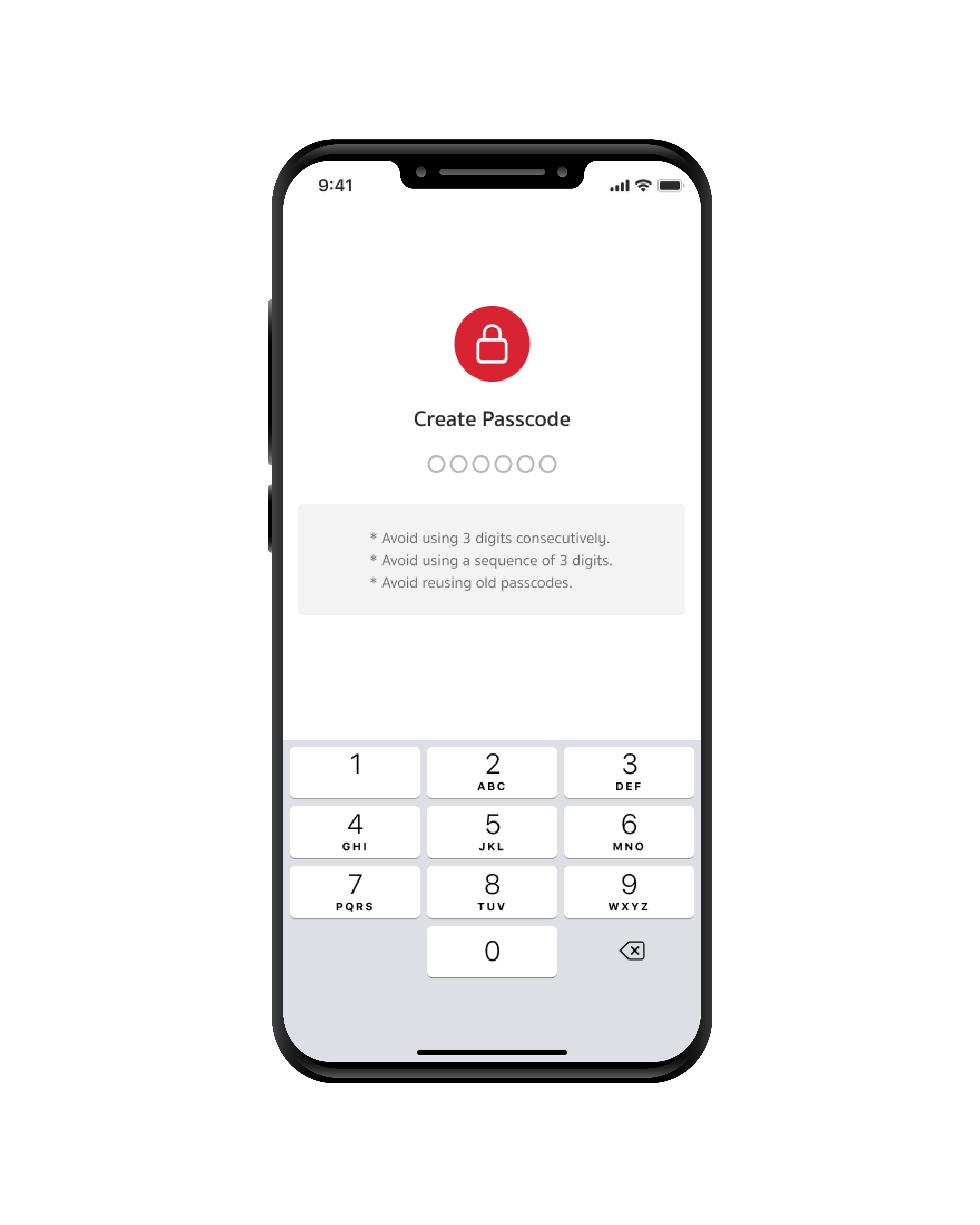 STEP 12 Create a password to use to log in